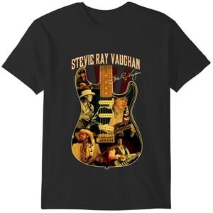 Stevie Ray Vaughan T-shirt, American Musician Shirt, Live Alive Tour T-Shirt